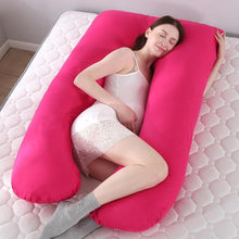 Load image into Gallery viewer, Comfortable Multicolour Full Body Maternity Pillow U-Shaped - smilybee
