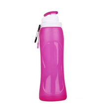 Load image into Gallery viewer, 500ML Foldable Silicone Water Bottles BPA Free - smilybee
