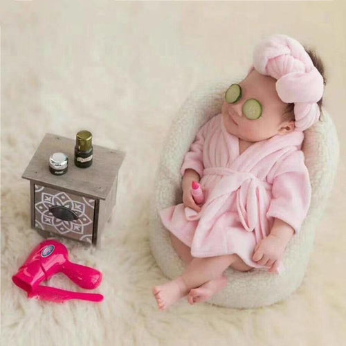 2 Pcs/set Baby Girl Photography with Scarf & Bathrobes - smilybee