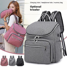 Load image into Gallery viewer, Stylish Fashion Waterproof Maternity Diaper Backpack - smilybee
