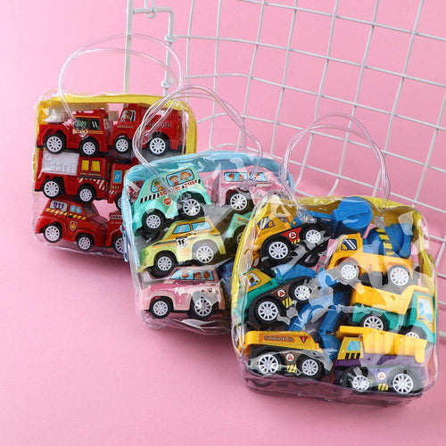 6 Pcs/set Creative Mini Inertia Engineering Toy Cars - smilybee