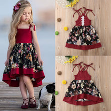 Load image into Gallery viewer, Toddler Baby Girls Sleeveless Dress Party Princess Floral Sundress Outfit
