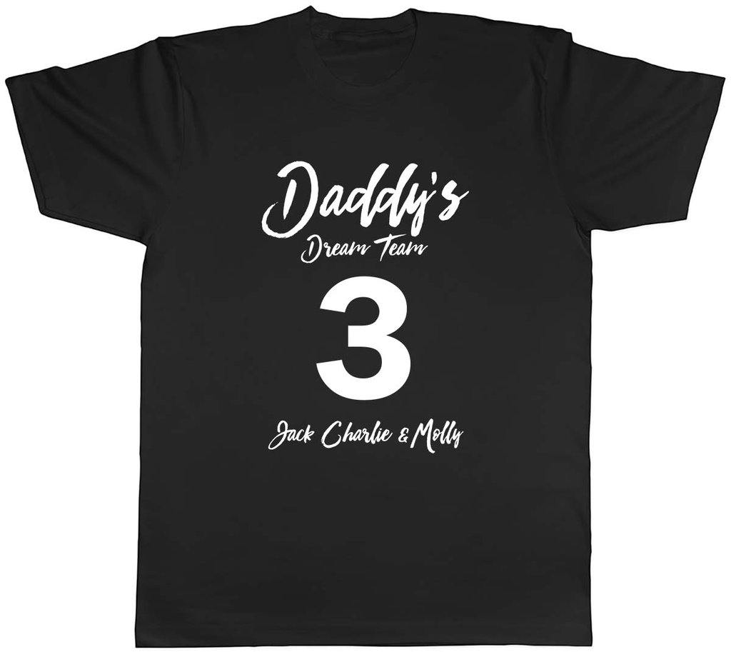 Personalised Daddy's Dream Team T-Shirt - smilybee