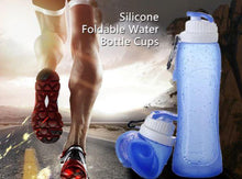 Load image into Gallery viewer, 500ML Foldable Silicone Water Bottles BPA Free - smilybee
