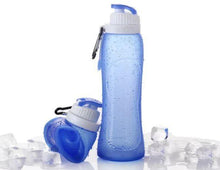 Load image into Gallery viewer, 500ML Foldable Silicone Water Bottles BPA Free - smilybee
