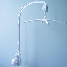 Load image into Gallery viewer, White Mobile Rattles Bracket Set Crib - smilybee
