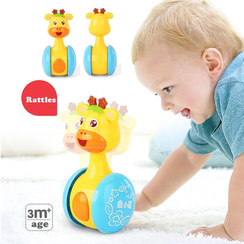 Baby Rattles Tumbler Doll Baby Toys - smilybee