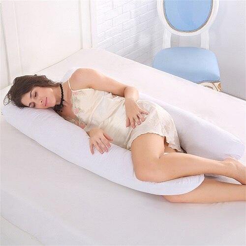 Comfortable Multicolour Full Body Maternity Pillow U-Shaped - smilybee