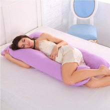 Load image into Gallery viewer, Comfortable Multicolour Full Body Maternity Pillow U-Shaped - smilybee
