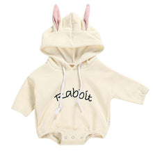 Load image into Gallery viewer, Baby Toddler Girl Rabbit Letter Pullover Bodysuit - smilybee
