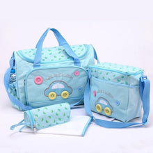 Load image into Gallery viewer, 4 Pieces/Set Large Capacity Fashion Baby Diaper Bag Set - smilybee
