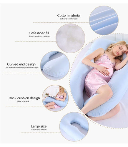 Maternity Nursing Pillow for Side Sleeper Pregnant Women - smilybee