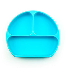 Load image into Gallery viewer, Baby Silicone Bowl Smile Face Plate - smilybee
