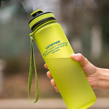 Load image into Gallery viewer, Water Bottles 650ml 1000ml Capacity Drinking Water Portable Plastic Protein Shaker My Sport Drink Bottle - smilybee
