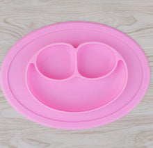 Load image into Gallery viewer, Silicone Material Baby Dining Plate - smilybee
