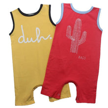 Load image into Gallery viewer, Baby Boys Romper Girls Summer Sleeveless Jumpsuit Cactus Letter Printing Infant Newborn Clothes Tiny Cottons Rompers - smilybee
