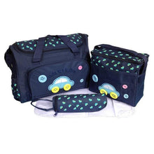 Load image into Gallery viewer, 4 Pieces/Set Large Capacity Fashion Baby Diaper Bag Set - smilybee
