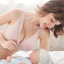 Load image into Gallery viewer, Organic Cotton Breathable Breastfeeding Bras Wire Free - smilybee
