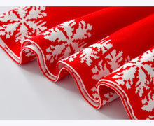 Load image into Gallery viewer, Kids Dresses For Girls Long Sleeve Deer Snowflake Print Dress New Year Costume Princess Dress Kids Christmas Clothes
