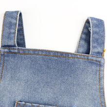 Load image into Gallery viewer, Summer Lace Denim Patch Baby Girl Dress - smilybee
