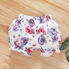 Load image into Gallery viewer, 3PCS Baby Girl Romper, Shorts &amp; Headband - smilybee
