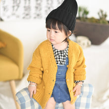 Load image into Gallery viewer, Baby Girl Sweater Winter Ball In Hand Down Sweater Cardigan Jacket Cardigan For Girl Girls Cardigan
