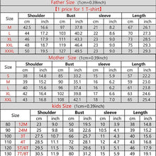 Load image into Gallery viewer, Family Look matching outfits father and son big litter man Dad baby summer fathers day clothing T-shirt for daddy and me clothes - smilybee
