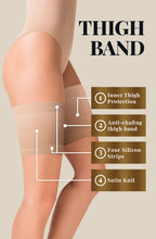 Load image into Gallery viewer, Gabriella Satin Thigh Band 510 Beige
