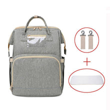 Load image into Gallery viewer, Baby Diaper Nappy Bag Backpack - 3 in 1  with Changing Station - smilybee
