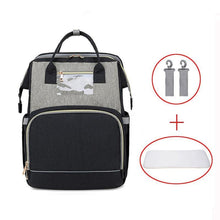 Load image into Gallery viewer, Baby Diaper Nappy Bag Backpack - 3 in 1  with Changing Station - smilybee
