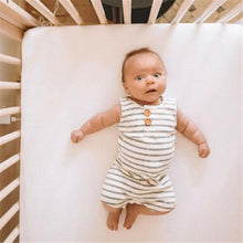 Load image into Gallery viewer, Newborn Baby Boy Girl Summer Romper 2020 Infant Baby Boy Girl Striped Clothes Sleeveless Jumpsuit Summer Home Outfit 0-24M - smilybee
