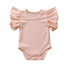 Load image into Gallery viewer, Newborn Baby Girl Cotton Short Sleeve Bodysuit - smilybee
