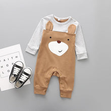 Load image into Gallery viewer, Cute Animals Baby Romper Long sleeve Cotton - smilybee
