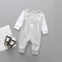 Load image into Gallery viewer, Cute Animals Baby Romper Long sleeve Cotton - smilybee
