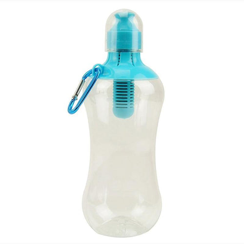 550ML Hydration Water Bottle with Built-In Carbon Filter - smilybee