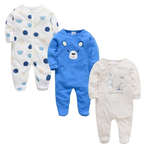 3 pcs/lot Baby Long SleeveSoft Cotton Boys Clothes - smilybee