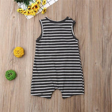 Load image into Gallery viewer, Newborn Baby Boy Girl Summer Romper 2020 Infant Baby Boy Girl Striped Clothes Sleeveless Jumpsuit Summer Home Outfit 0-24M - smilybee
