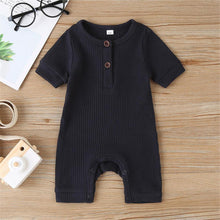 Load image into Gallery viewer, Baby Summer Short Sleeve Jumpsuit Cotton Set 0-18M - smilybee
