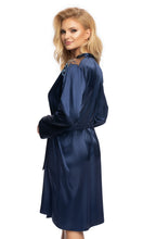 Load image into Gallery viewer, Irall Elodie Dressing Gown Navy
