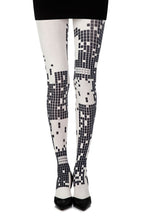 Load image into Gallery viewer, Zohara "Game Boy" Cream Print Tights
