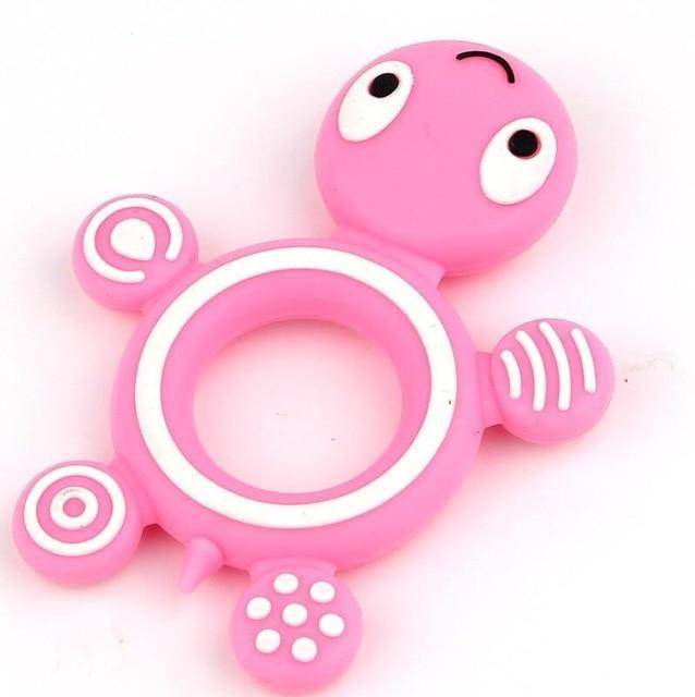 Turtle Silicone Baby Teether BPA Free Nursing Toy Pacifier - smilybee