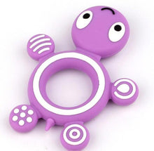 Load image into Gallery viewer, Turtle Silicone Baby Teether BPA Free Nursing Toy Pacifier - smilybee
