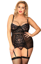 Load image into Gallery viewer, YesX YX955Q Black Chemise
