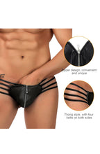 Load image into Gallery viewer, YesX YX971 Men&#39;s Thong Black
