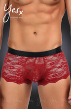 Load image into Gallery viewer, YesX YX976 Mens Boxer Brief Red/Black
