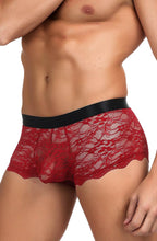 Load image into Gallery viewer, YesX YX976 Mens Boxer Brief Red/Black
