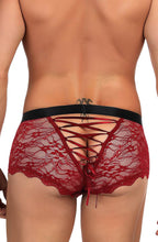 Load image into Gallery viewer, YesX YX976 Mens Boxer Brief Red/Black
