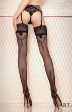 Load image into Gallery viewer, Ballerina 423 Hold Ups Nero (Black)
