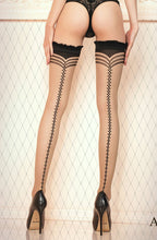 Load image into Gallery viewer, Ballerina 430 Hold Ups Nero (Black) / Skin
