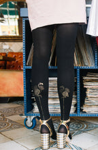Load image into Gallery viewer, Zohara "Miami Night" Black Tights
